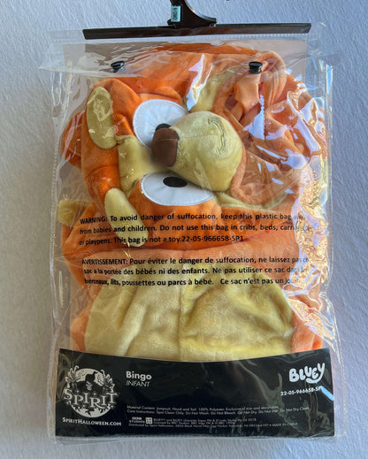 Bingo Costume (Bluey), 6-12 months, MRSP: $50.00, Kids 9 Month (6-9M)