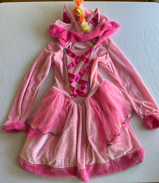 Pink Rainbow Horse Costume, size 4-6, Kids 5/5T (extra small)