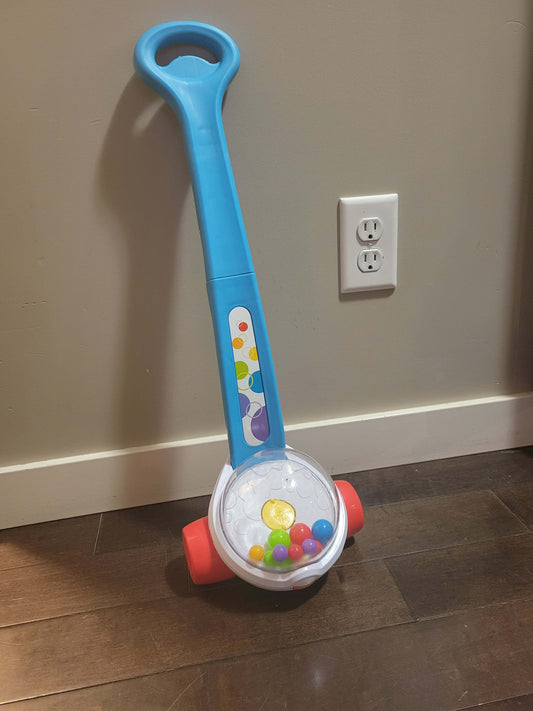 Corn popper push toy