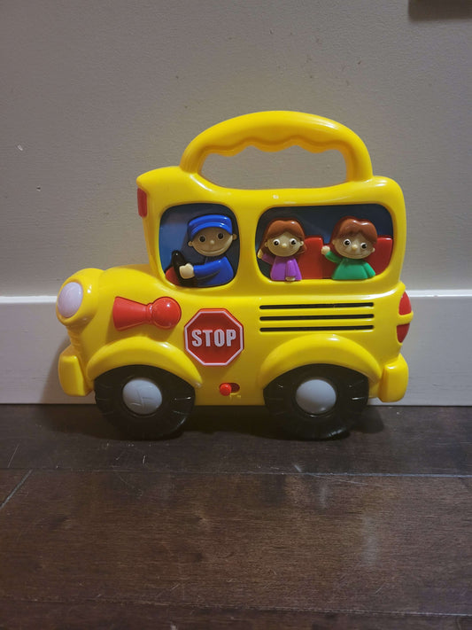 School bus musical toy