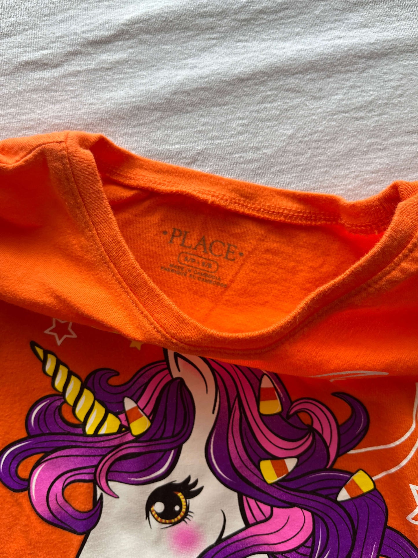 Children's Place Halloween Shirt, size 5/6, Kids 5/5T (extra small)