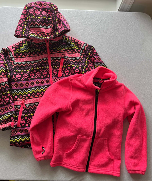 Children's Place WInter Jacket with zip in fleece, size 5/6, Kids 5/5T (extra small)