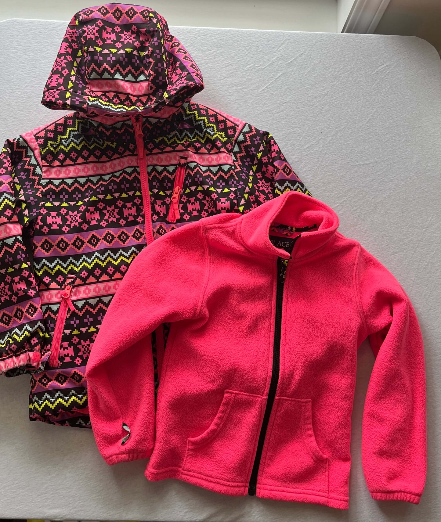 Children's Place WInter Jacket with zip in fleece, size 5/6, Kids 5/5T (extra small)