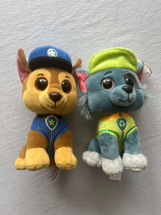 Beanie Boo Paw Patrol Plush, Chase and Rocky (1)