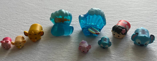 Tsum Tsum Figurine Bundle; Lilo/Stitch, Lion King & Piglet