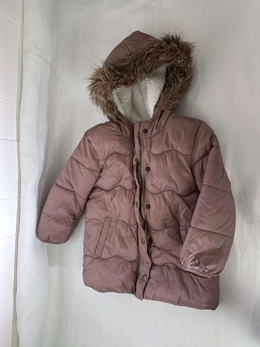 4T Old Navy mauve coloured winter parka, Kids 4/4T