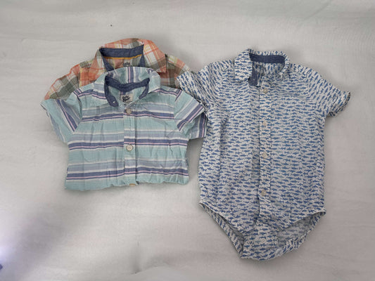 OshKosh cotton buttondowns 24m (3), Kids 24 Month (18-24M)