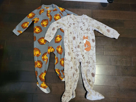 2T fleece sleepers, Kids 2T