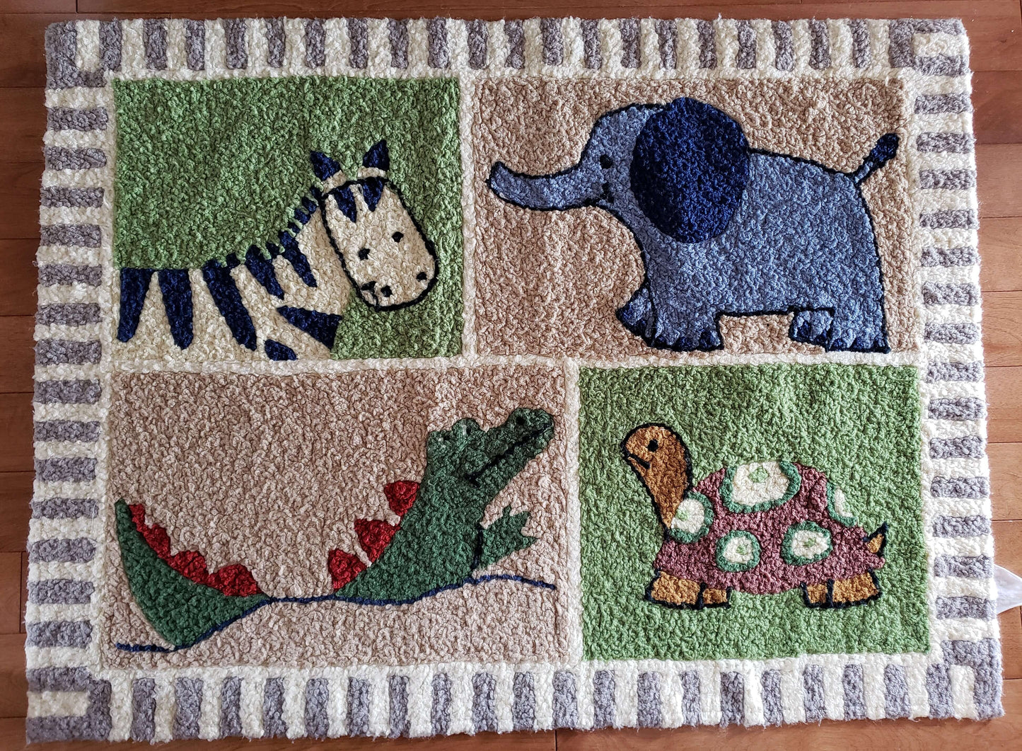 Zoo themed rug