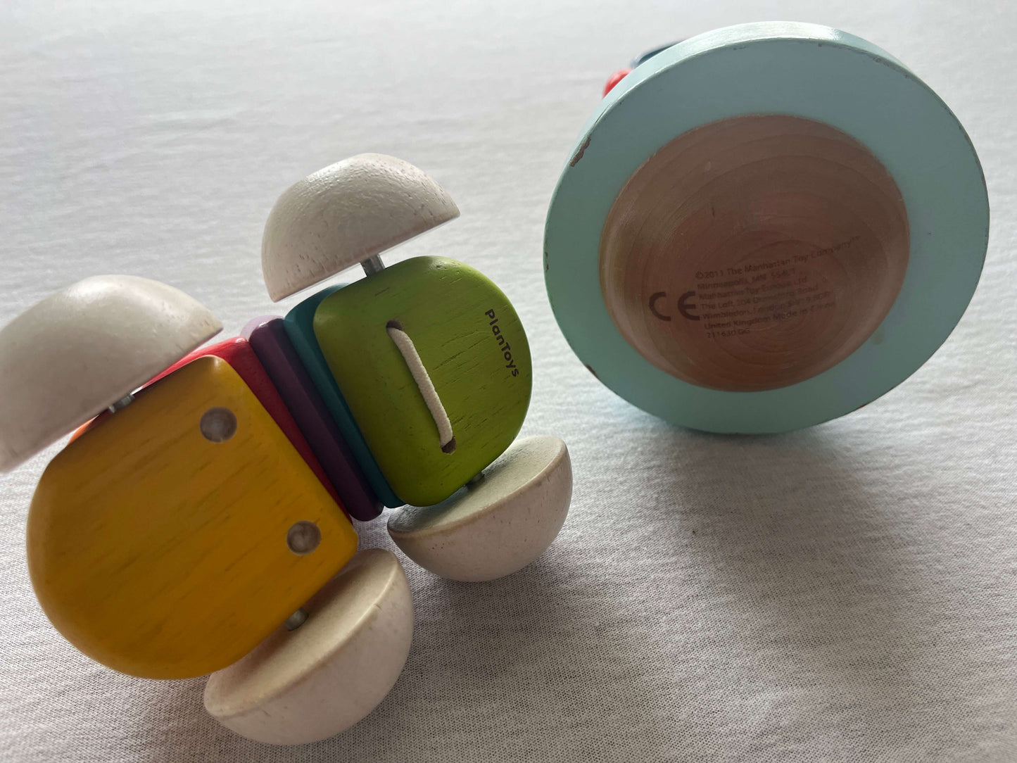 Wooden Infant Toy Bundle, Plan Toys & Manhattan Toys