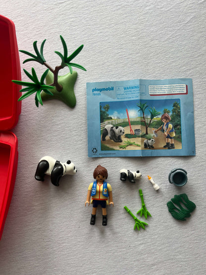 Playmobil Panda Caretaker Carry Case