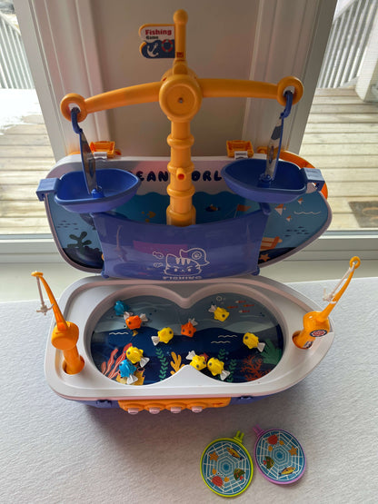 Sailboat Fishing Toy, Cute Stone