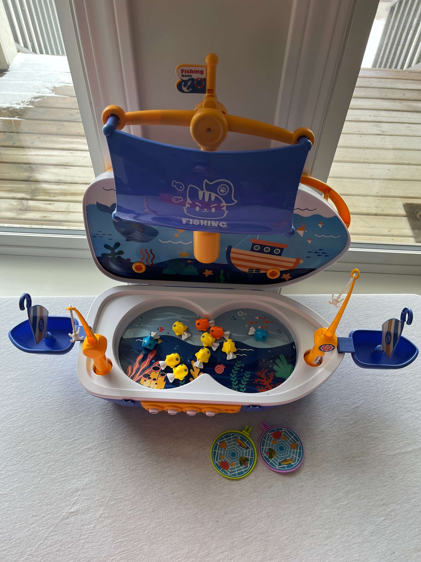 Sailboat Fishing Toy, Cute Stone