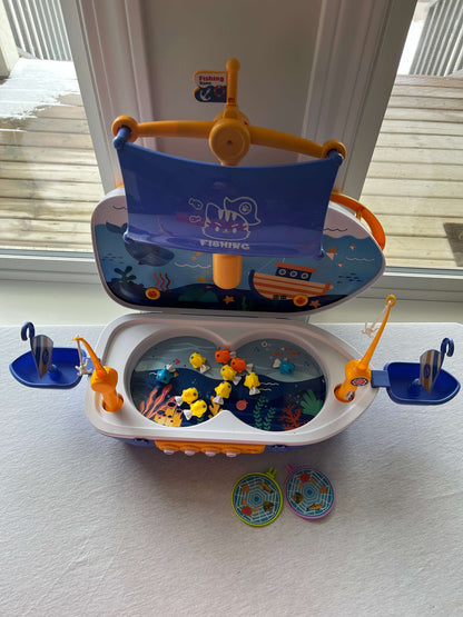 Sailboat Fishing Toy, Cute Stone