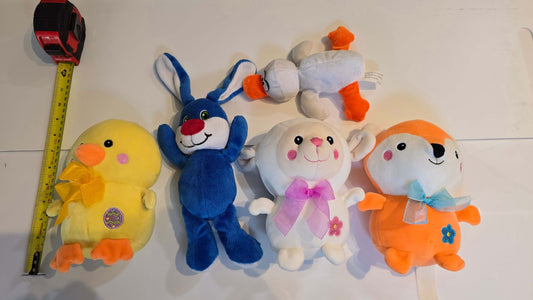 Easter Stuffies (little white duck not included)