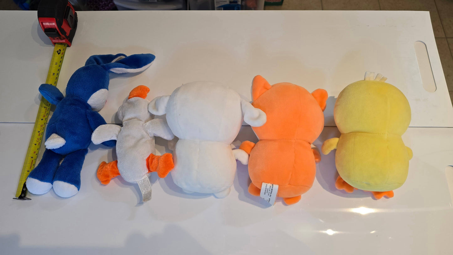 Easter Stuffies (little white duck not included)