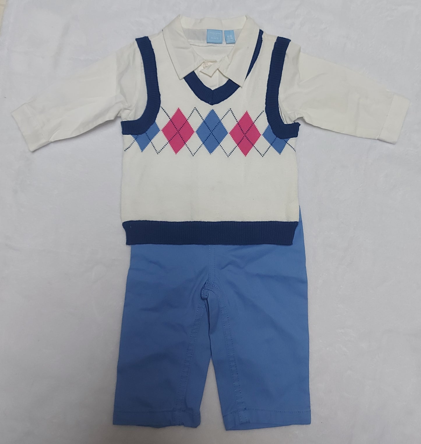 Matching outfit shirt + pants - size 6-9 months, Kids 9 Month (6-9M)