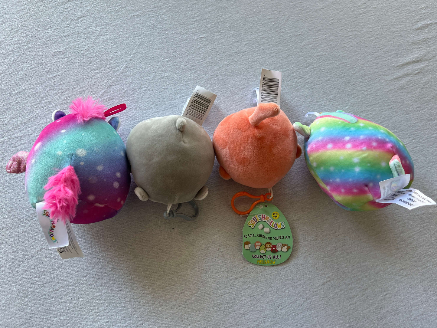 Squishmallow Bundle (2 small, 2 keychain)