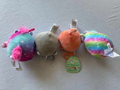 Squishmallow Bundle (2 small, 2 keychain)