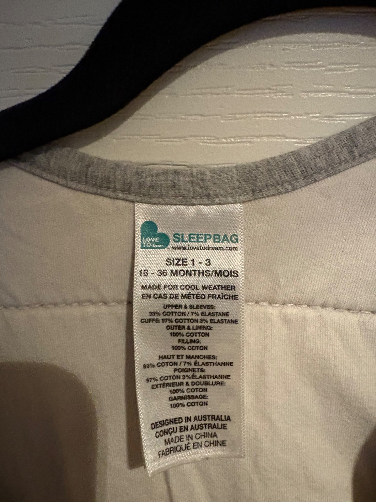 Love to Dream Sleeping Sack, 2.5TOG, 18-24 Months (Extra Large)