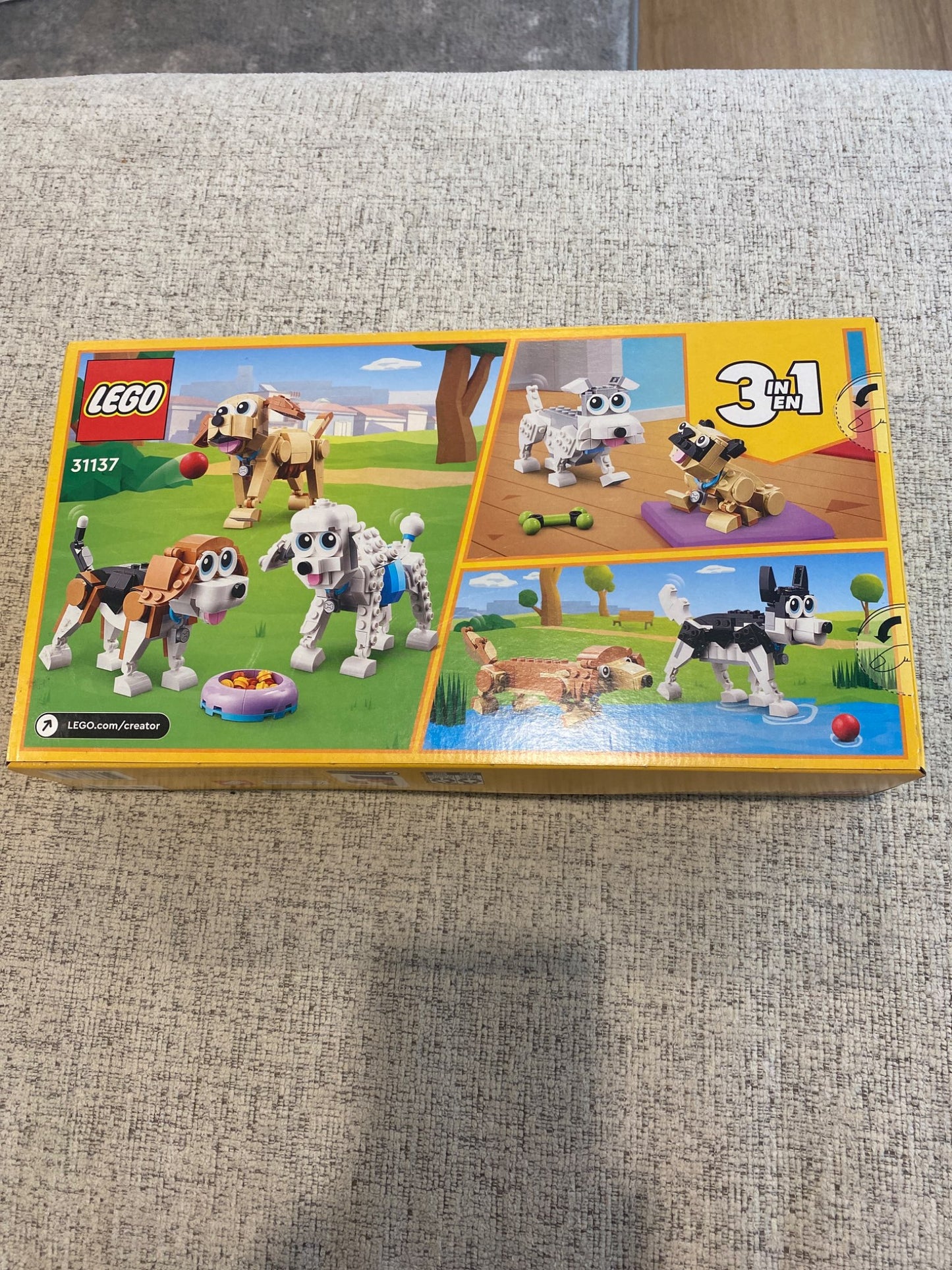 New in Box Puppy Lego