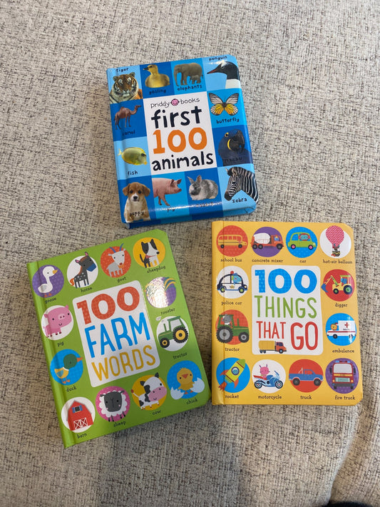 Set of 3 “100” books