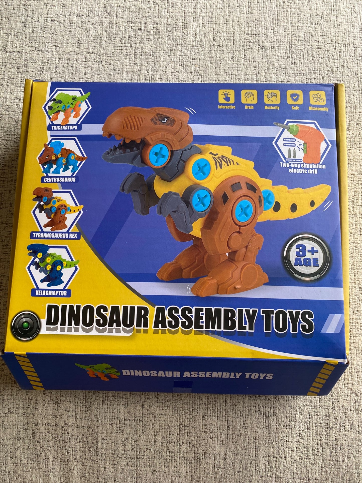 Dinosaur assembly toy