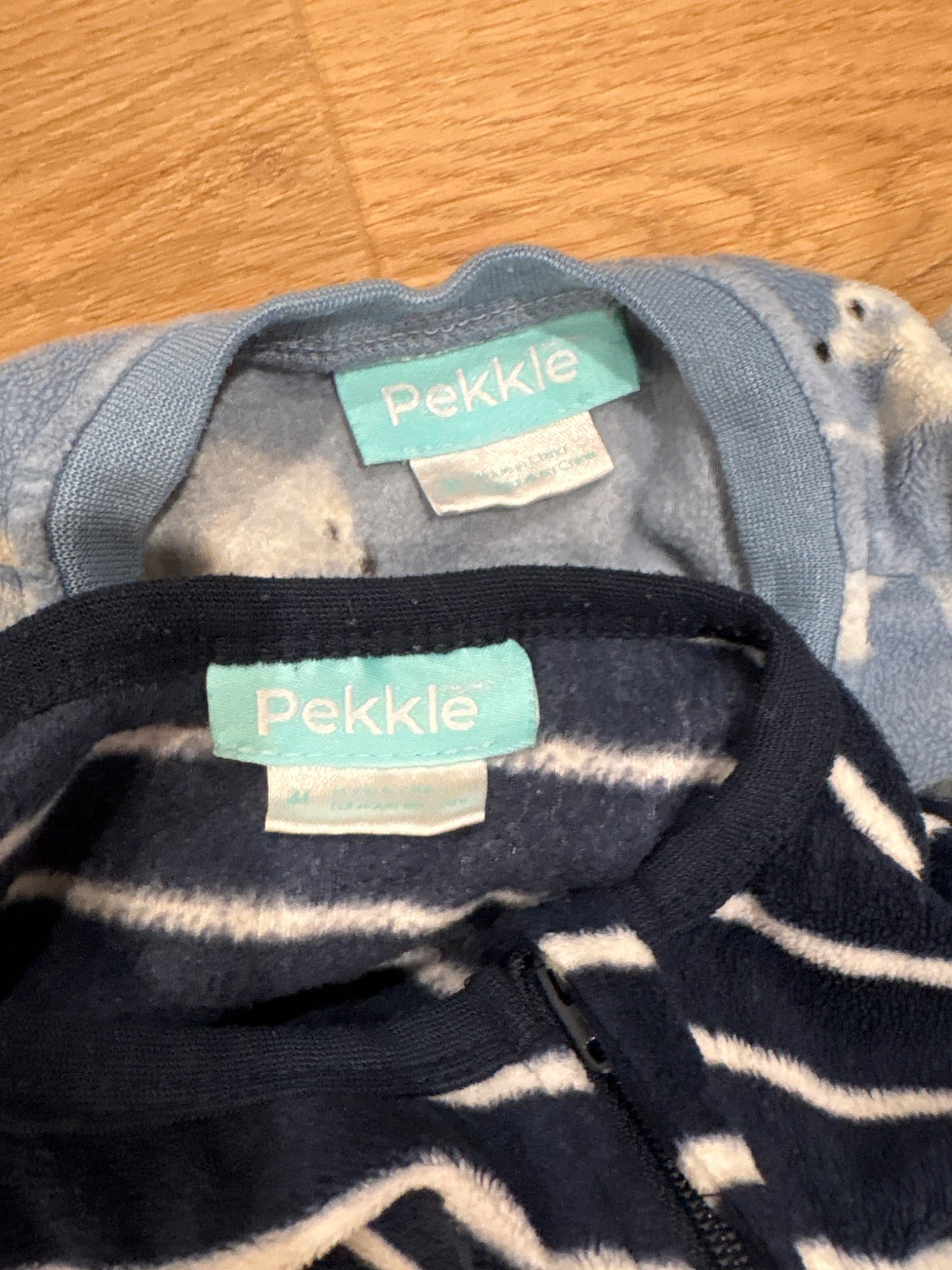 Set of 2 3T fleece polar bear sleepers, Kids 3T