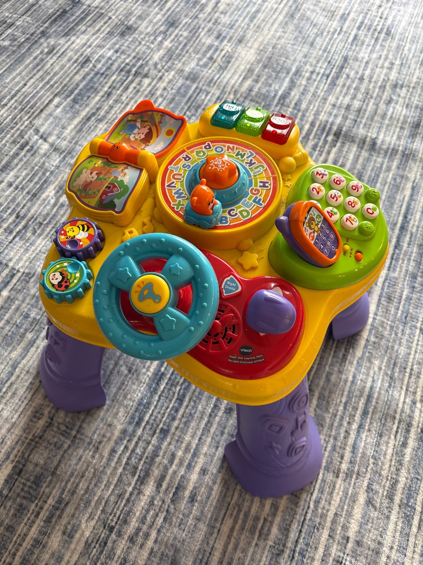 Musical baby table