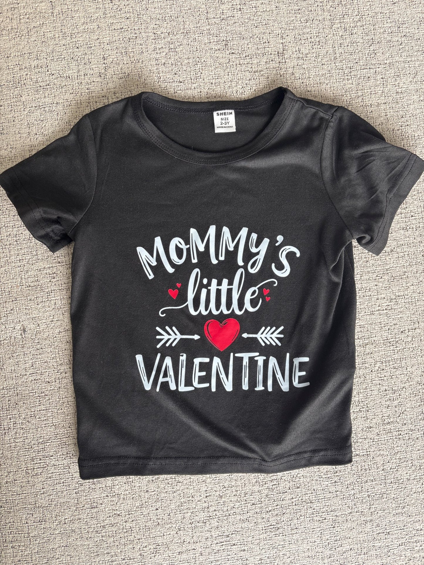2-3Y Mommy’s Little Valentine shirt, Kids 2T
