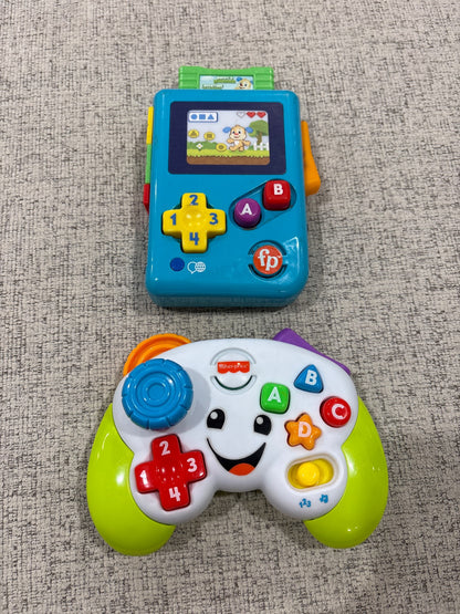 Set of 2 Fisher-price video game toys