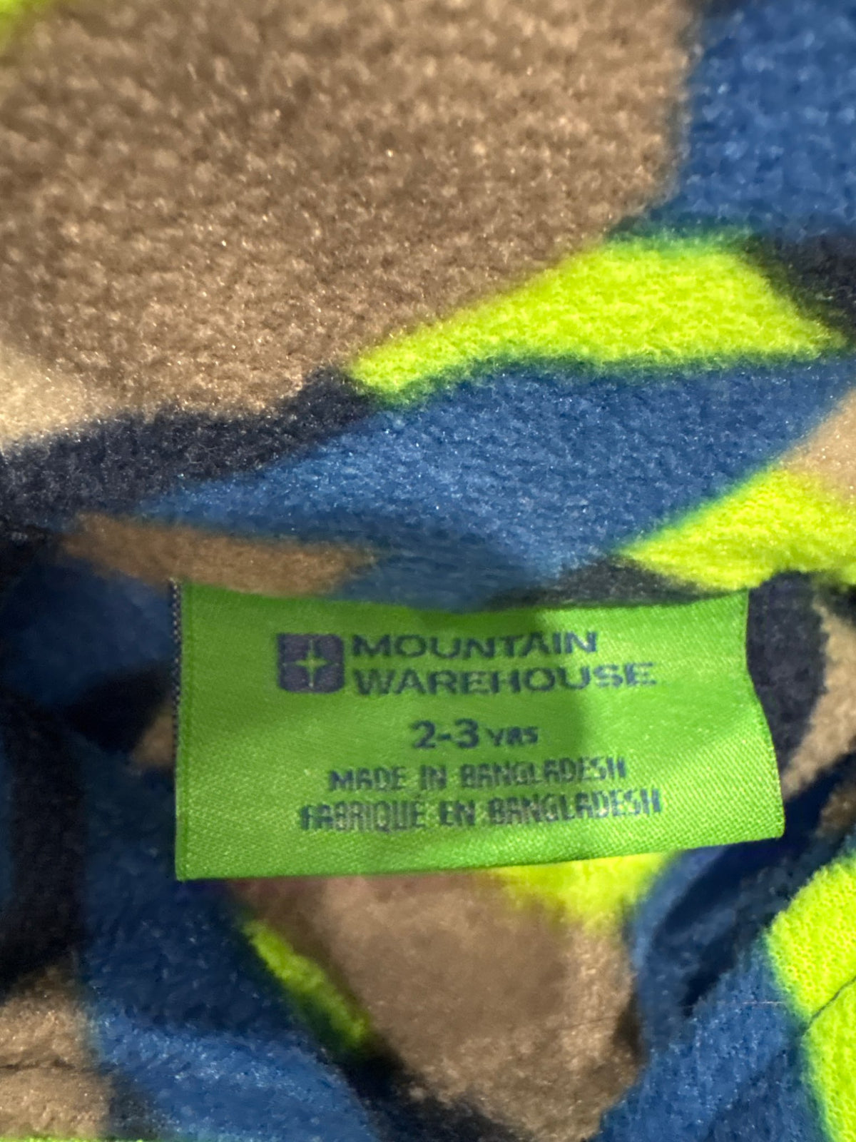 Mountain Warehouse Fleece Sweater size 2-3, Kids 3T