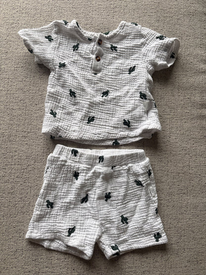 2T Summer Cactus outfit , Kids 2T