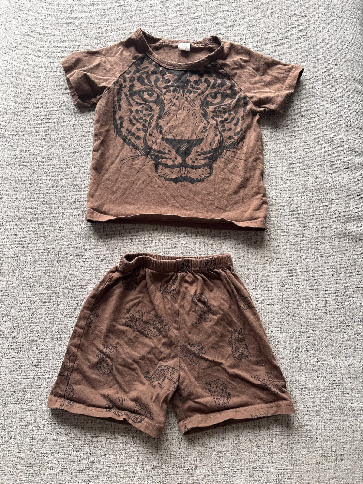 Leopard Summer Outfit 2T, Kids 2T