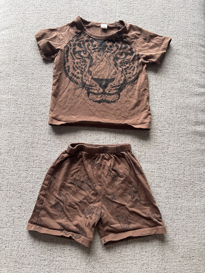 Leopard Summer Outfit 2T, Kids 2T