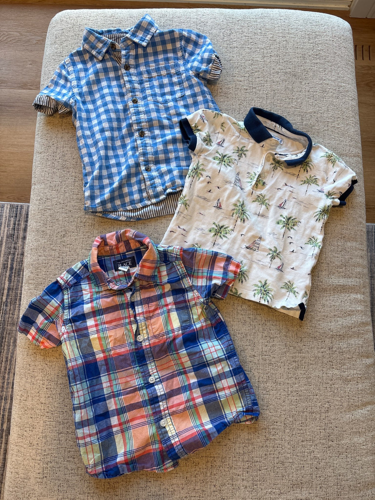 Set of 3T short sleeve button up, Kids 3T