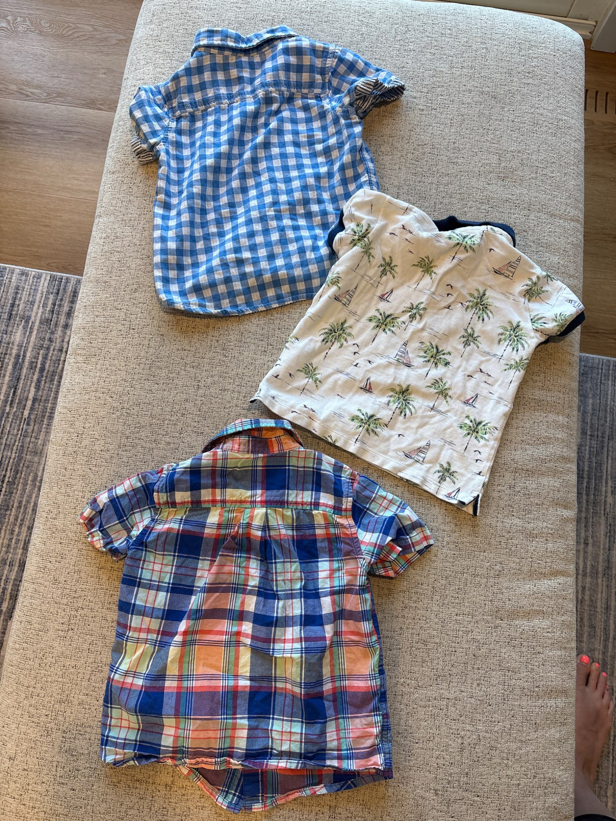 Set of 3T short sleeve button up, Kids 3T