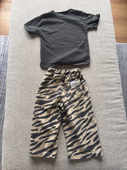 Zara 3T Tiger Print Outfit, Kids 3T