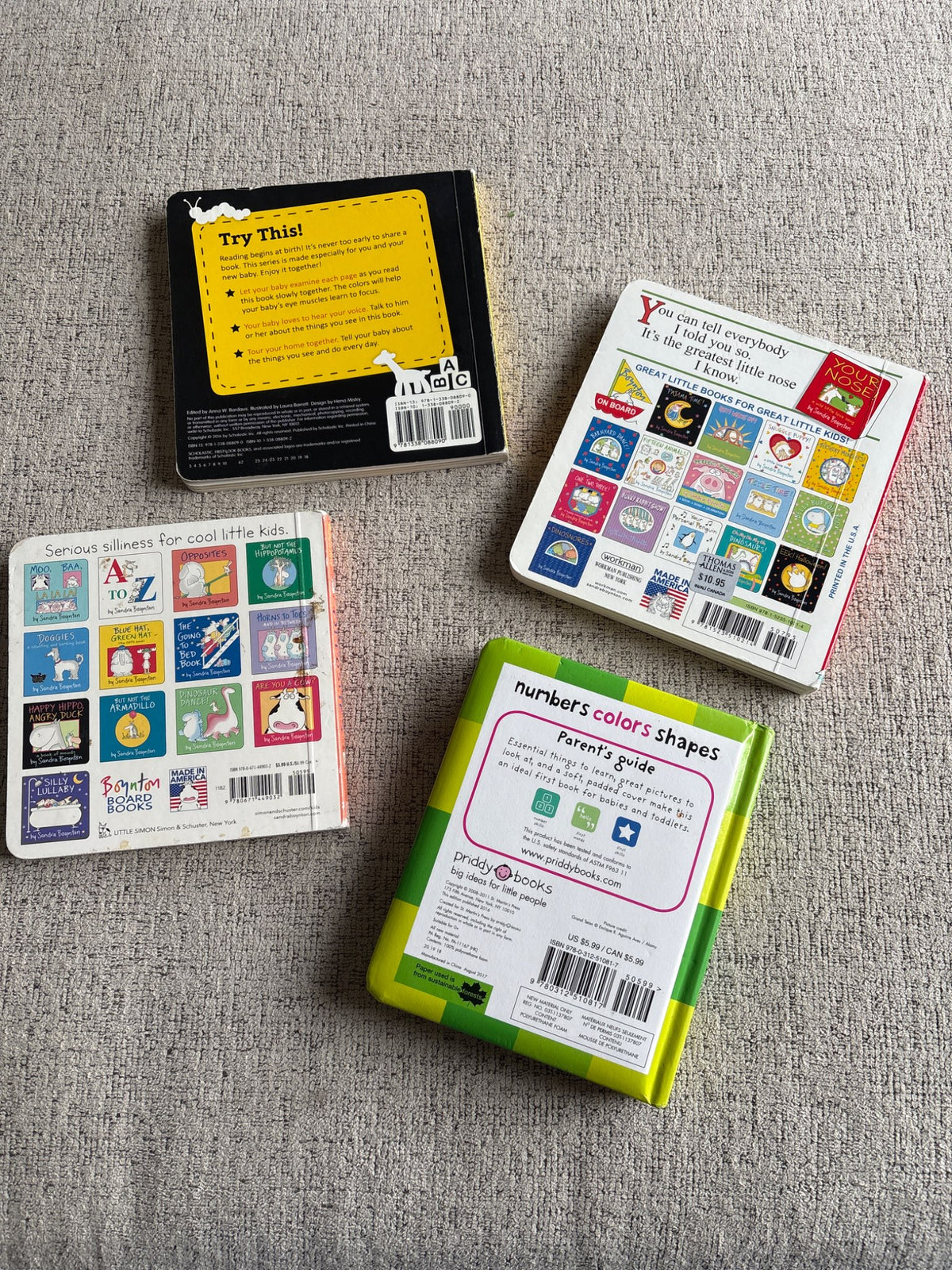 Set of 4 board books