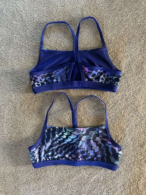 Two Adidas Sports Bras XL, Kids 16 to 20 (extra large)
