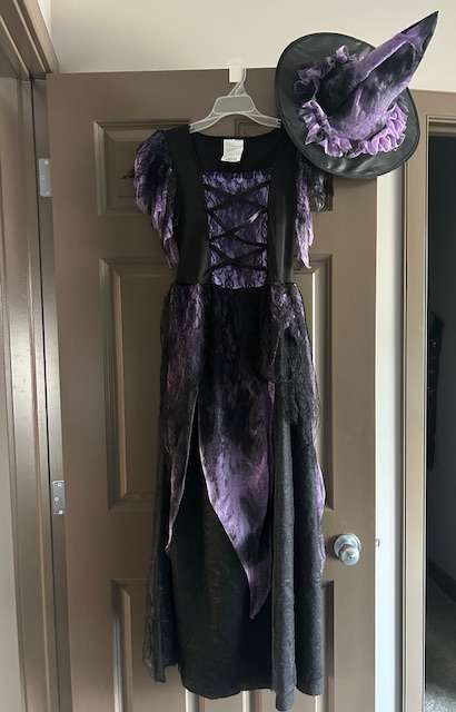 Witch Halloween Costume Large 12-14, Kids 12 & 14 (large)