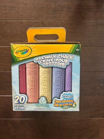 Crayola Washable Sidewalk Chalk 20 pack