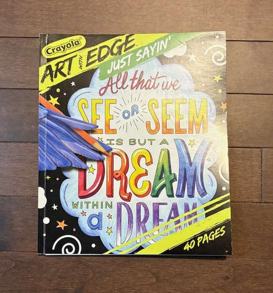 Crayola Art with Edge coloring book