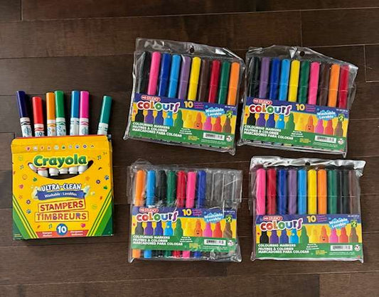 Multiple packages of markers