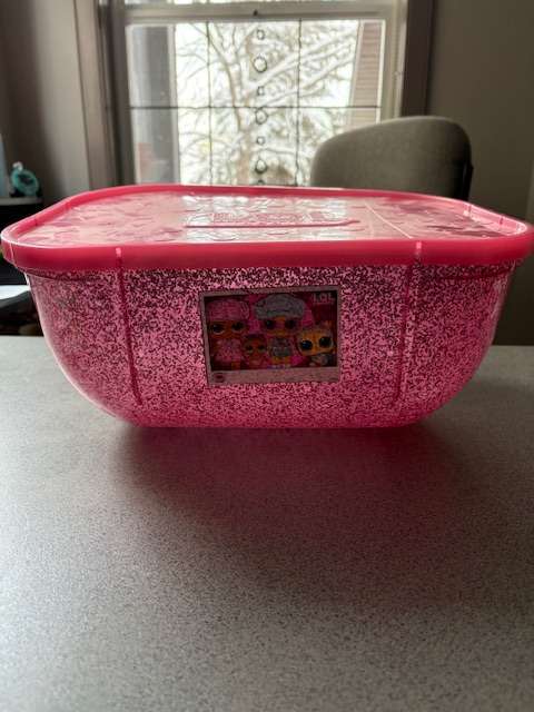 LOL Surprise Pink Glitter Carry Case