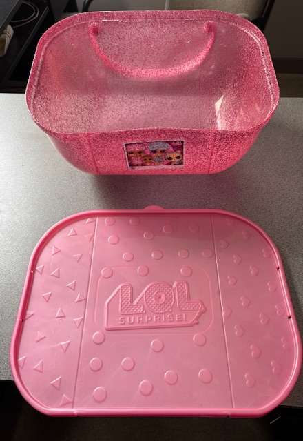 LOL Surprise Pink Glitter Carry Case