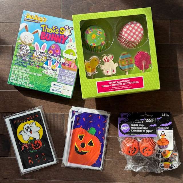 Easter & Halloween Kids Decorating sets