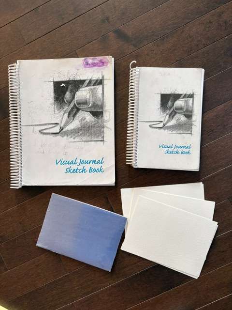 Visual Journal Sketch books and supplies