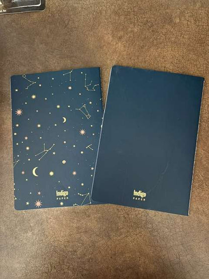 Celestial & Constellation Blue Indigo Notebooks