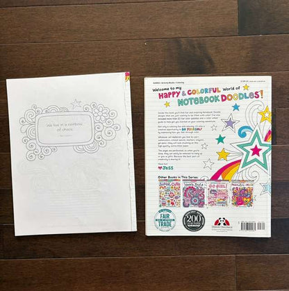 Two Notebook Doodles Coloring and Activity Books